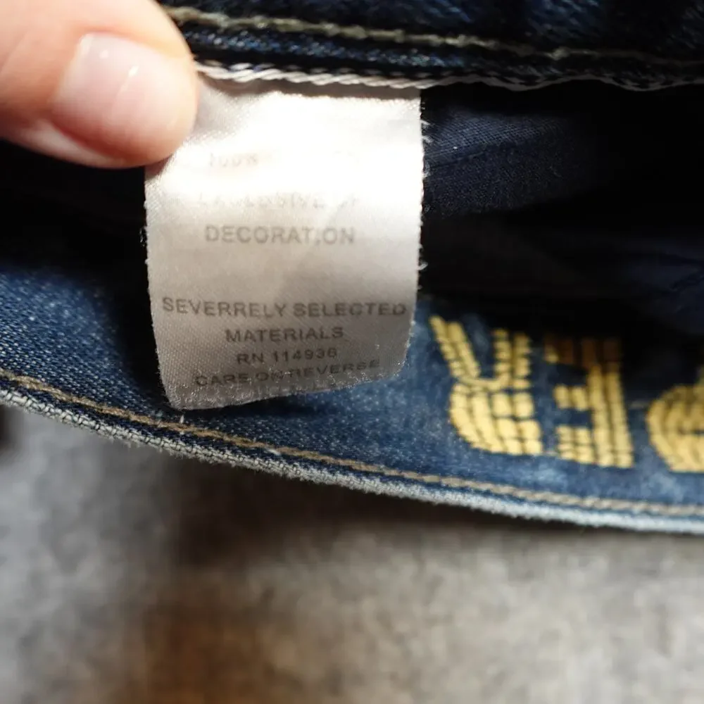 Flypaper‎ Jeans Mens 34x32 (32x31 Actual) Straight Leg Medium Wash